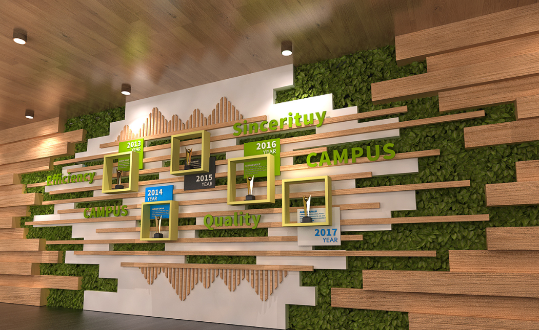 科技企業文化墻設計