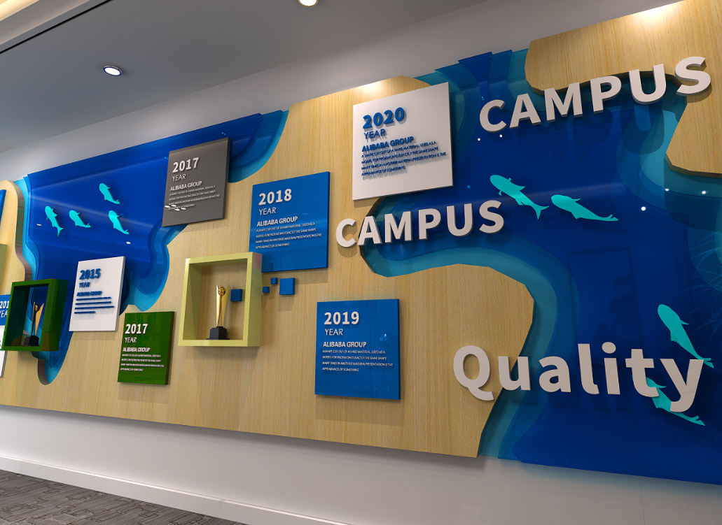 企業(yè)科技發(fā)展歷程文化墻設(shè)計