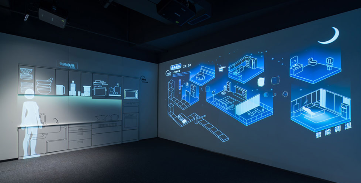 企業科技發光文化墻設計6