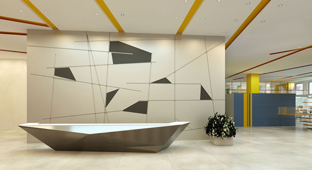 大型公司展廳文化墻設計