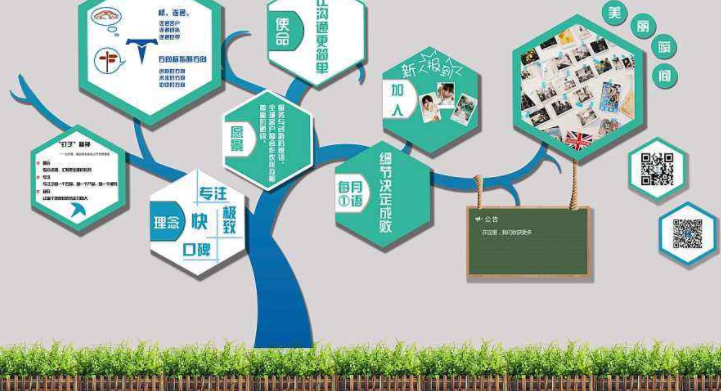 公司文化墻設計2