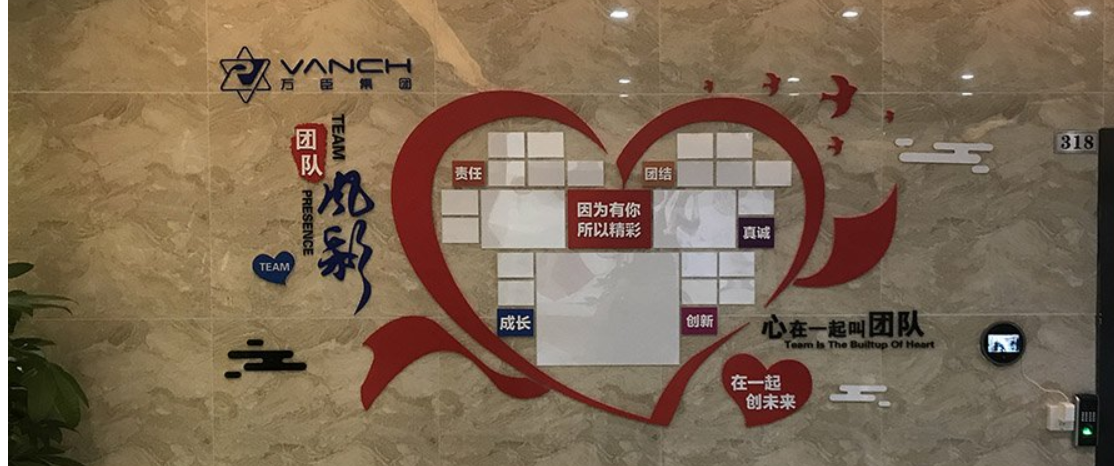 員工照片墻上墻實(shí)圖