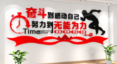 勵志文化墻文案