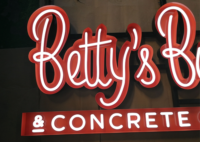 門頭發(fā)光字